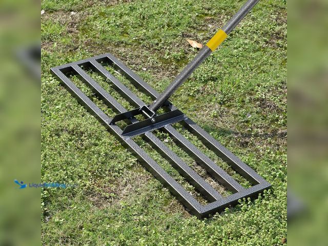 Lot 49-5414252 - Lawn Leveling Rake | Levelawn Tool | Level Soil or Dirt Ground Surfaces Easily | 27” x 10” Ground Pl...