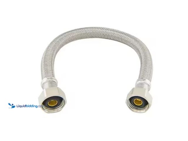 Lot 49-5573127 - Bulk Pack of BrassCraft
1/2 in. FIP x 1/2 in. FIP x 12 in. Braided Polymer Faucet Supply Line, Unus...