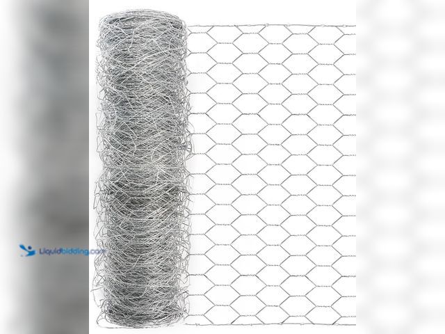 Lot 49-3536818 - Garden Poultry Chicken Wire Netting - 72 '' × 150 ' Garden Fence Animal Barrier, Chicken Wire. Unuse...