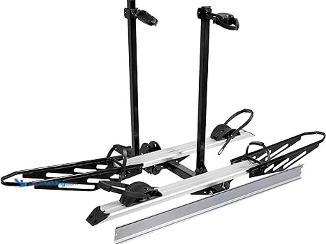Lot 49-3600309 - Rockland Foldable 2-Ebike Rack with Ramp, 200 lbs. Capacity, Hitch Mount Electric Bike Rack, Fits up...