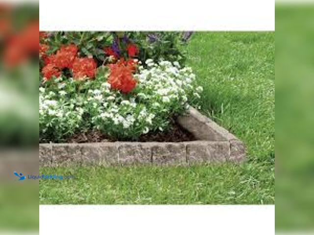 Lot 49-5411735 - QTY 3 - Suncast Border Stone 10 ft. (12 in. Sections) Plastic Border Edging. Model # CPLBSE10TG. Unu...