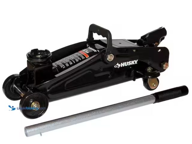 Lot 49-2000321 - Husky 2-Ton Hydraulic Trolley Jack, Model # MPL4136-BLK, Used, Scuffs & scratches.   Ref#HD0629