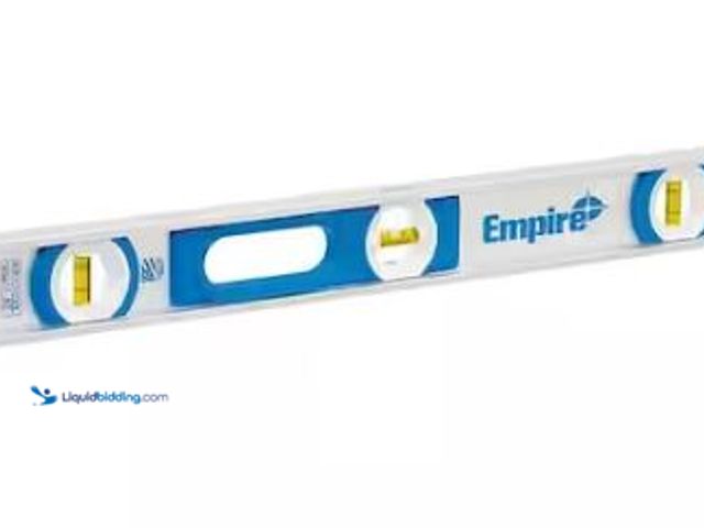 Lot 49-3473137 - (2x) Empire 24 in. Aluminum I-Beam Level, Model # 500.24, Unused, 2 Levels.  Ref#SB1029