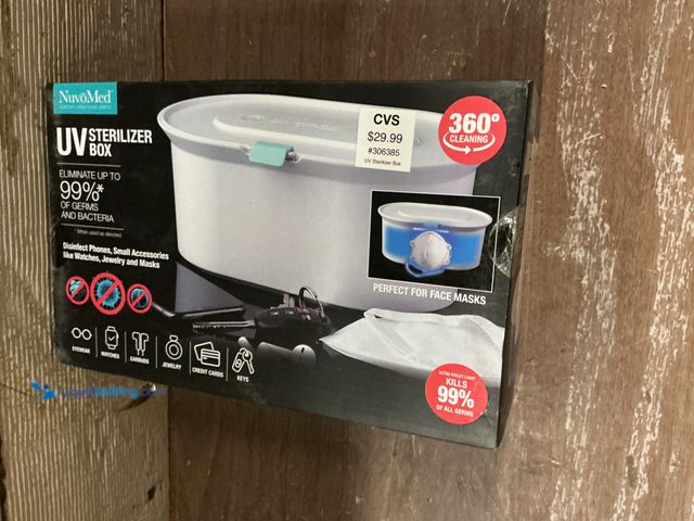 Lot 49-3539517 - NuvoMed Sterilizing Box, White New