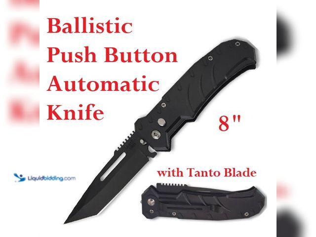 LiquidBidding - Lot 49-1300957 - Ballistic Push Button Switch Blade ...
