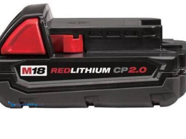 Lot 49-5575079 - Milwaukee M18 18-Volt 2.0 Ah Lithium-Ion Compact Battery Model # 48-11-1820 NEW.