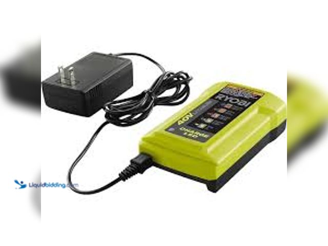 Lot 49-5548815 - RYOBI 40V Lithium-Ion Charger MODEL:OP404VNM UNUSED. CHARGER ONLY.