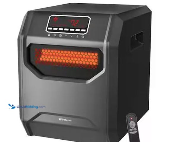 Lot 49-5486684 - WeWarm
Electric 6 Element Infrared Space Heater Black Plastic 
Internet # 334961294
Model # HT101...