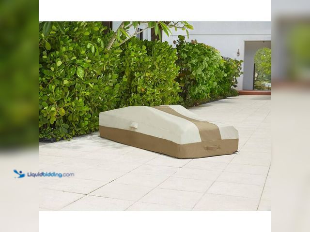 Lot 49-1548571 - Hampton Bay Chaise Outdoor Patio Cover. Model # 628330-C. Unused.  Ref#ASB1024