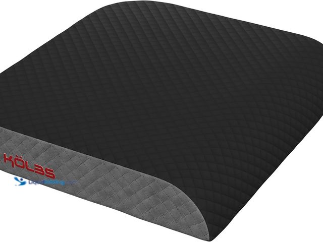 Lot 49-5553112 - Kölbs Extra Large Seat Cushion, Stylish Plush Velvet Cover, X-Large Memory Foam for Office Chair, Fl...