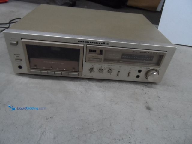 Lot 49-1806220 - 1 Marantz SD3030 Stereo Cassette Deck Marantz Stereo Cassette Deck Used Tested Powers On, Tape Deck ...