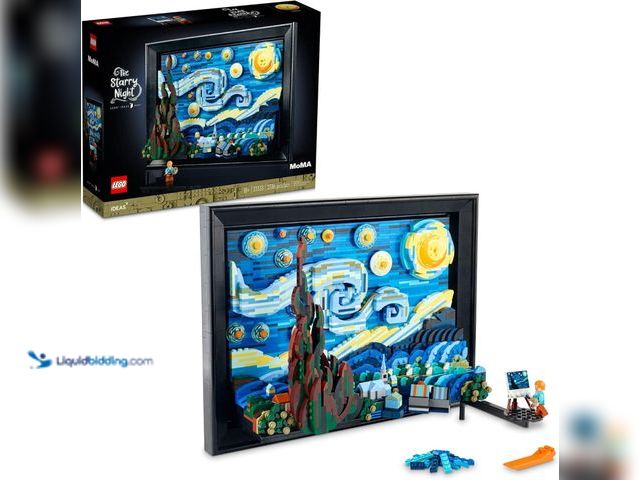 Lot 49-5445320 - LEGO Ideas Vincent Van Gogh The Starry Night - Building Set for Adults, Ages 18+ - Beautifully Detai...