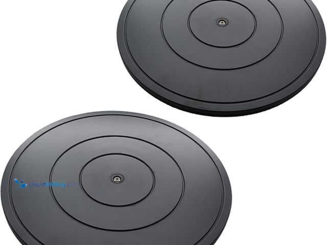 Lot 49-5448243 - 2 PCS 16 Inch Lazy Susan Turntable Heavy Duty Rotating Swivel Stand Lazy Susan with Steel Ball Beari...