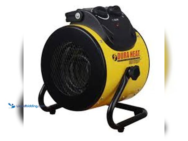 Lot 49-5448962 - DuraHeat 1500-Watt Portable Electric Space Heater with Pivoting Base. Model # EUH1500. Unused