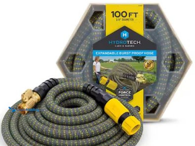 Lot 49-1517136 - Hydrotech
5/8 in. Dia x 100 ft. Expandable Garden Water Hose, Model # 8991, Unused   Ref#HDSR-0710