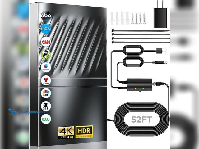 Lot 49-5435424 - 3500+ Miles TV Antenna,2025 Strongest Digital Antenna for Smart/Old TVs Indoor Outdoor,360° Long Ran...