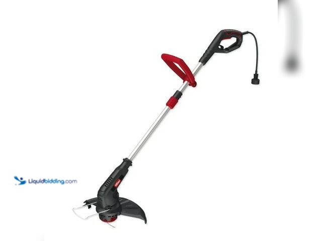 Lot 49-5538916 - Hyper Tough13in. 4.6 Amp Electric String Trimmer. Used with attachments/ Dirty. Powers on. Grass sta...