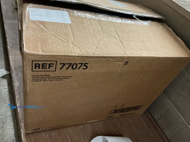 Lot 49-3527243 - Cardinal Health Quilted Adult Briefs( 15 Ct X-Large/Extra Heavy) (4packs) Unused