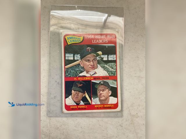 Lot 49-5467378 - Other 1965 TOPPS LEADERS CARD MICKEY MANTLE HARMON KILLEBREW #3