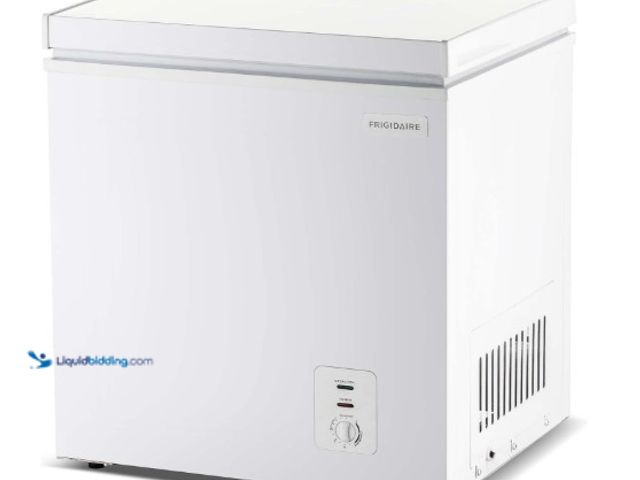 Lot 49-5542429 - Frigidaire Chest Deep Freezer, 2.0 Cu. Ft. Capacity, Adjustable Thermostat-Removable Vinyl Coated Wi...