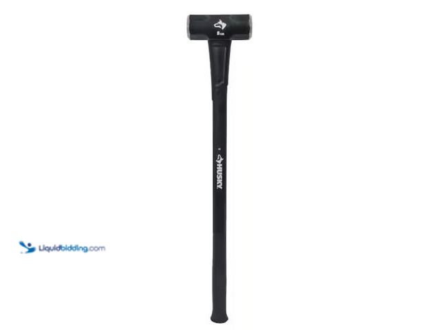 Lot 49-2006351 - Husky 8 lb. Sledgehammer with 34 in. Fiberglass Handle, Model # HD-SF8LB, Slightly used, Scuffs & sc...