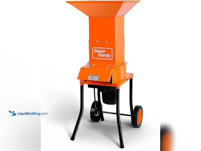 Lot 49-5484420 - SuperHandy Leaf Mulcher Shredder Electric Waste Management Heavy Duty 120V AC 11" Inch Cutting Blade...
