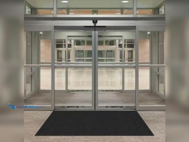 Lot 49-2022455 - TrafficMaster Black 48 in. x 72 in. Recycled Rubber Commercial Door Mat, Model # 60-060-9501-4000600...