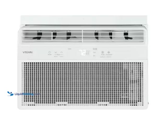 Lot 49-1630808 - Vissani 5,000 BTU 115-Volt Window Air Conditioner Cools 150 sq. ft. with Remote and Dehumidifier in ...