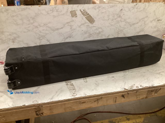 Lot 49-5573379 - Outdoor Pop Up Canopy (Black) Used with bag