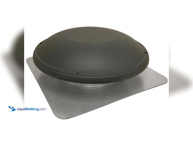 Lot 49-5552449 - Master Flow
1500 CFM Shingle Match Weathered Wood Power Roof Mount Attic Fan. Model # ERV6SMWW. Unu...