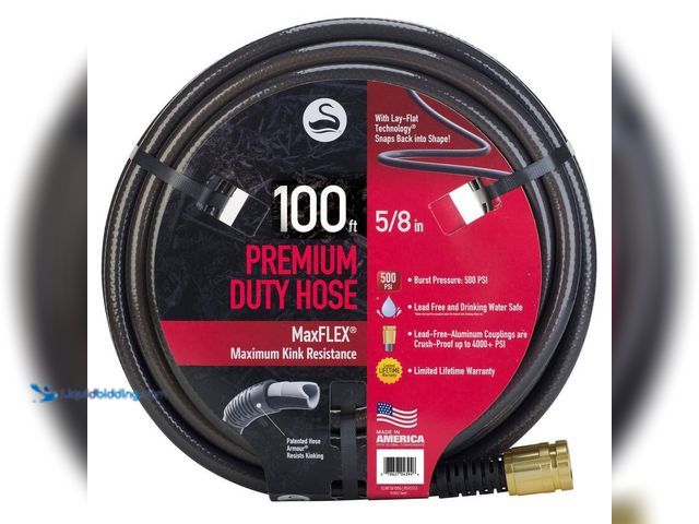 Lot 49-5435904 - Swan
Maximum FLEX 5/8 in. x 100 ft. Premium Duty Garden Hose Unused
