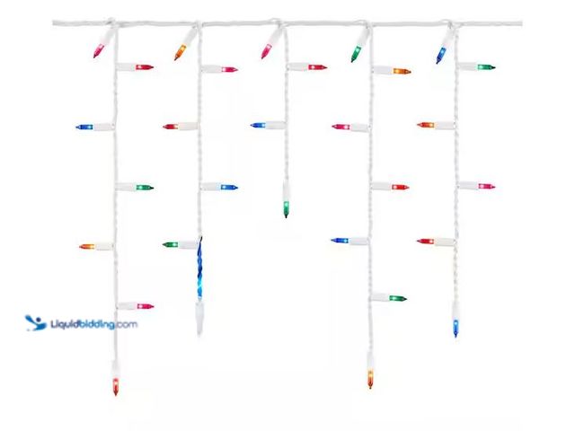 Lot 49-3527950 - Home Accents Holiday
200 Multi-Colored Incandescent Mini Icicle Lights Internet # 328268717
Model ...