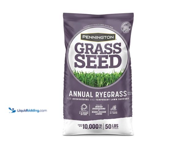 Lot 49-5541468 - Annual Ryegrass 50 lbs. 10,000 sq. ft., Rye Grass Seed for Lawn New