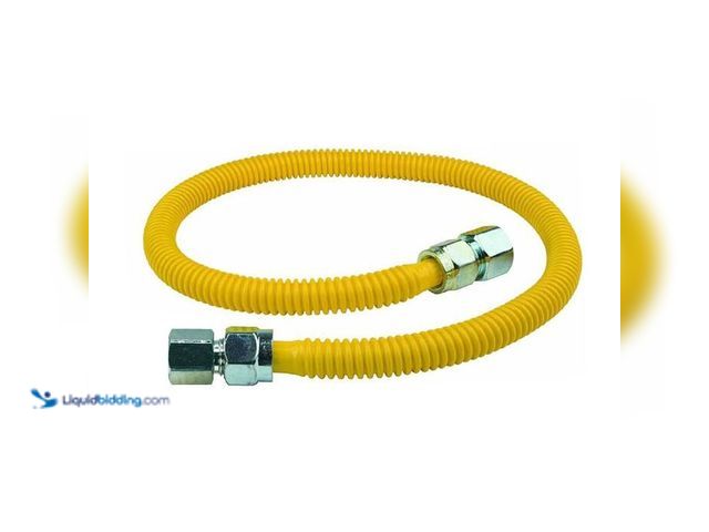 Lot 49-2000815 - Everbilt 3/4 in. FIP x 3/4 in. FIP x 36 in. Gas Connector (5/8 in. OD) (125,000 BTU), Model # EBRC-Y...