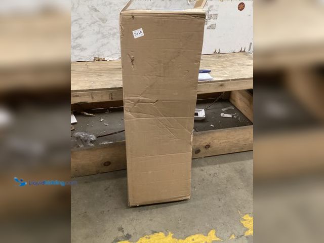 Lot 49-3531802 - White Wooden China Cabinet. Model fthksg-1008. Unused