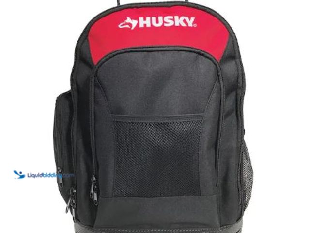 Lot 49-1621744 - Husky 16 in. Tool Backpack, Model # H-68003-03, Unused.  Ref#ASB0624