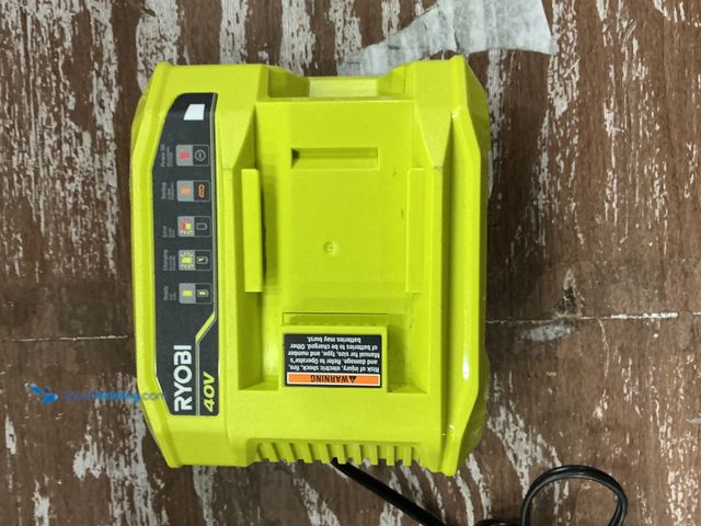 Lot 49-3564932 - RYOBI 40V Lithium-Ion Rapid Charger. Model # OP406A. Used