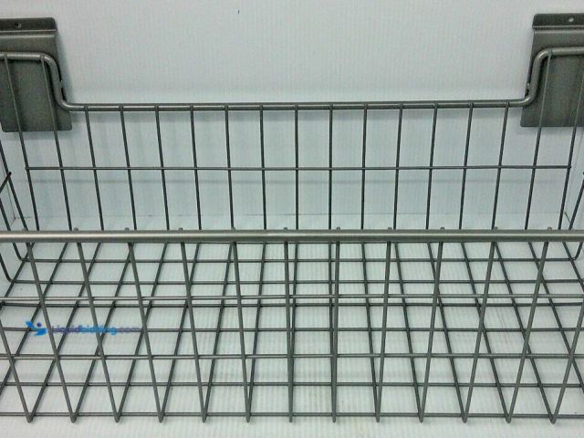 Lot 49-5433686 - Slatwall Deep Wire Basket 23-1/2W x 12"D x 8"H.New