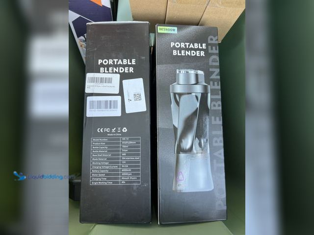 Lot 49-5496437 - New Besnoow HD-10 Portable blender  Portable blender.  1 per box.  2 boxes included in lot.  700ml b...