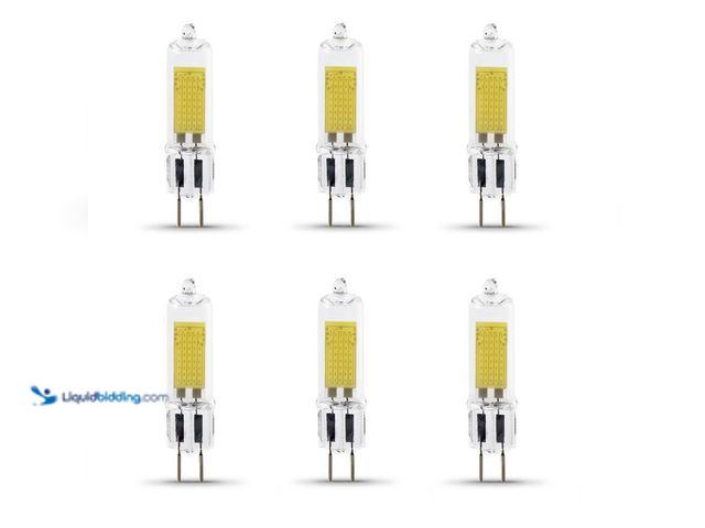 Lot 49-5449719 - Feit Electric
35-Watt Equivalent Bright White (3000K) T4 GY6.35 Bi-Pin Base Decorative LED Light Bu...