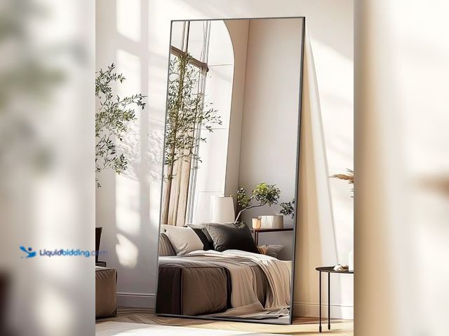 Lot 49-3465326 - Antok Full Length Mirror, 71"x32" Floor Mirror, Floor Standing Freestanding Full Body Mirror with St...