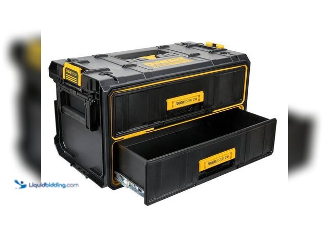 Lot 49-2024621 - DEWALT TOUGHSYSTEM2.0 21.8 in. Hand Tool Box. Model # DWST08320. MSRP $135. Slightly used.   Ref#PA0...