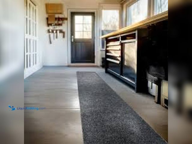 Lot 49-5488046 - Mohawk Home Peel n Stick Runner/ Sky Grey, 24" x 144". Model: E0021-14349. Unused