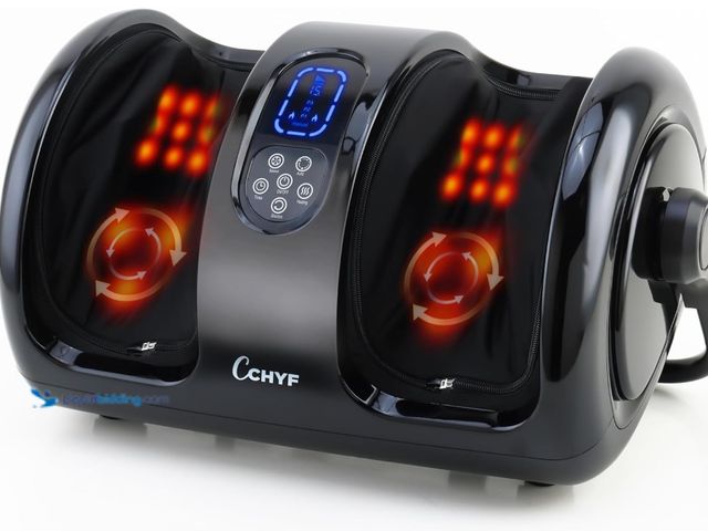 Lot 49-3431461 - CCHYF Shiatsu Foot Massager with Heat, Foot Massager for Plantar Fasciitis, Pain Relief and Heat The...