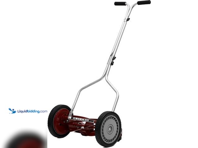 Lot 49-5410367 - American Lawn Mower Company 1304-14 14-Inch 5-Blade Push Reel Lawn Mower. [ASIN: B000NHTH0O] Used