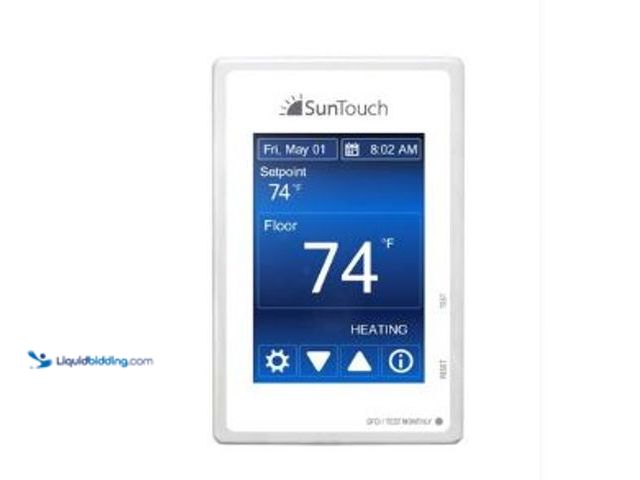 Lot 49-1625258 - Sun Touch 7-day Touch Screen Programmable Thermostat, Model #81019079, Unused, Has attachments, Unab...