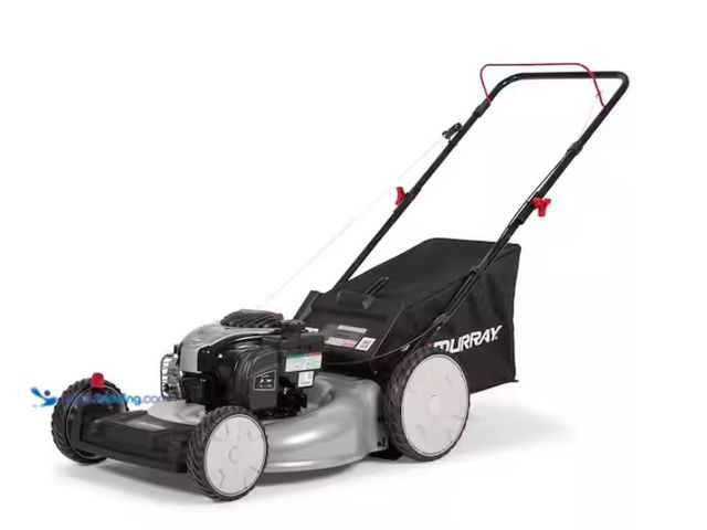 Lot 49-1628012 - Murray 21 in. 140 cc Briggs and Stratton Walk Behind Gas Push Lawn Mower with Height Adjustment and ...