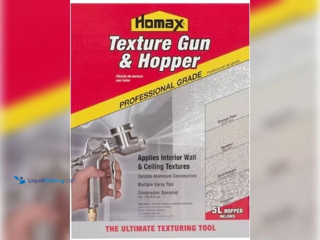 Lot 49-3631298 - Homax Pro Gun and Hopper for Spray Texture Repair Model: 4670 Slightly Used Has Attachments  Ref#SR0...