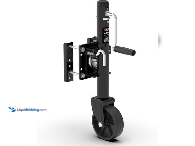 Lot 49-5408649 - 1200 lbs Trailer Jack with Wheel, 10" Lift, Bolt On Tongue Jack for RV, Boat, Trailer and More. [ASI...