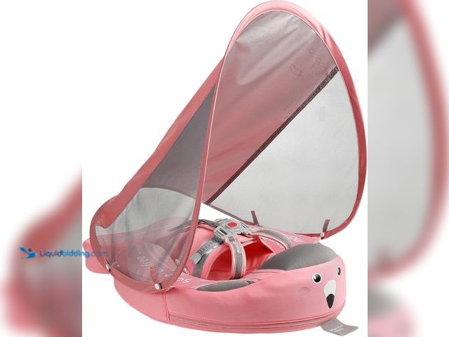 Lot 49-5453018 - Mambobaby Float Baby Swim Float with Canopy, Non-Inflatable Solid Baby Float, Upgrade Soft Skin-Frie...